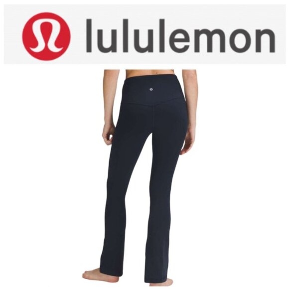 lululemon athletica Pants - NWOT New Lululemon High Rise Align Mini Flare Pant Leggings Short 28" Navy 6